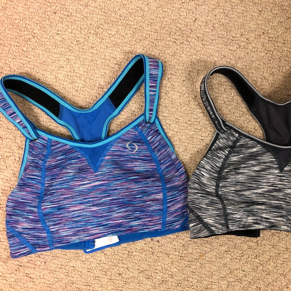 2 Moving Comfort Rebound Racer sports bras 32C